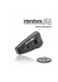 Notice Cellular Line INTERPHONEF4PLEU Hörlur