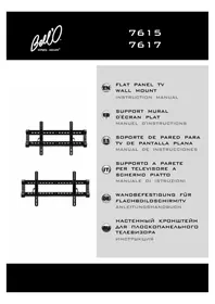 Notice Bell'O 7615B Support écran plat