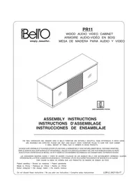 Notice Bell'O PR11 Support écran plat