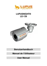 Notice Lupus Electronics LE139 Surveillance Camera