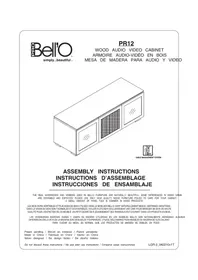 Notice Bell'O PR12 Support écran plat