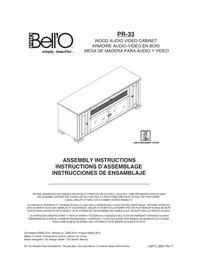 Notice Bell'O PR33 Support écran plat