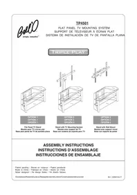 Notice Bell'O TP4501 Support écran plat