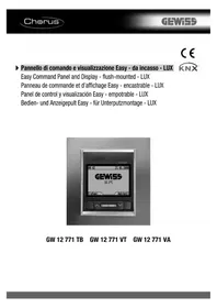 Notice Gewiss GW12771VT Radio sveglia