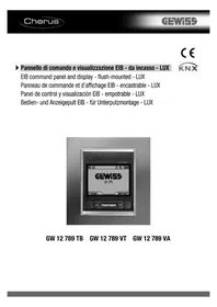 Notice Gewiss GW12789VT Radio sveglia