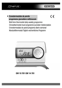 Notice Gewiss GW14701 Termostato