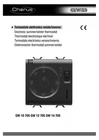 Notice Gewiss GW14705 Termostato