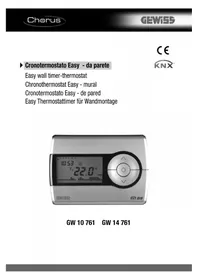 Notice Gewiss GW14761 Termostato