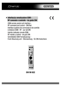 Notice Gewiss GW90822 Telecomando