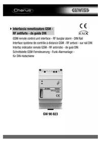 Notice Gewiss GW90823 Telecomando