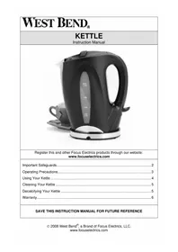 Notice Focus Electrics 53783 Kettle