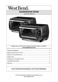 Notice Focus Electrics 74106 Horno para pizzas