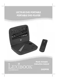Notice LEXIBOOK DVDP1FE Dvd player
