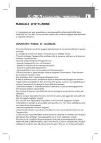 Notice Joycare JC280 N Sèche cheveux