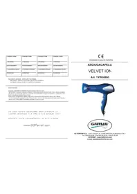 Notice G3 Ferrari VELVET ION Haartrockner