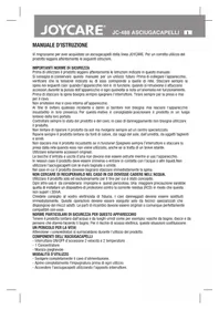 Notice Joycare JC488 Sèche cheveux