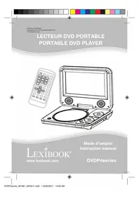 Notice LEXIBOOK DVDP4DP Dvd player
