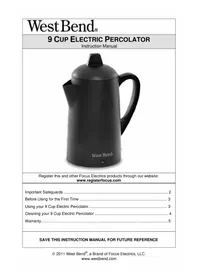 Notice Focus Electrics 54009 Maquina de cafe