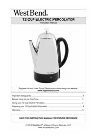 Notice Focus Electrics 54159 Maquina de cafe