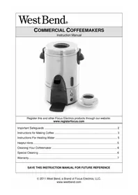 Notice Focus Electrics 54160 Maquina de cafe