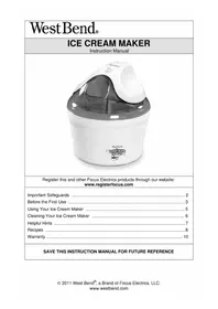 Notice Focus Electrics IC12893 Máquina de hielo