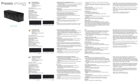 Notice ISOUND PYRAMID Station d'acceuil