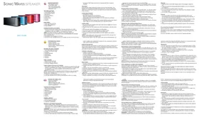 Notice ISOUND SONIC WAVES Station d'acceuil