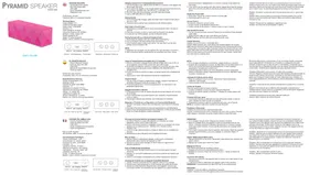 Notice ISOUND PYRAMID PINK Station d'acceuil