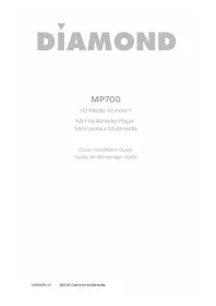 Notice Diamond Multimedia HD MEDIA WONDER MP700 Lecteur multimédia