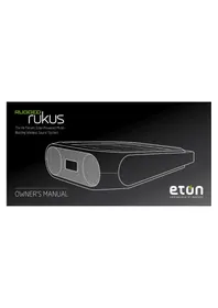 Notice ETON RUGGED RUKUS Station d'acceuil