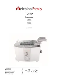 Notice Melchioni TOSTO Grille pain