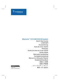 Notice PLANTRONICS BLACKWIRE C210M Ecouteur