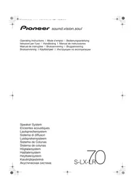 Notice PIONEER SLX70LR Högtalare