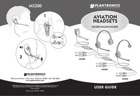 Notice PLANTRONICS MS200 Ecouteur