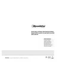 Notice ROADSTAR RCR4950USRD Lecteur/enregistreur de cd