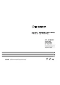 Notice ROADSTAR CDR4200CDBK Lecteur/enregistreur de cd