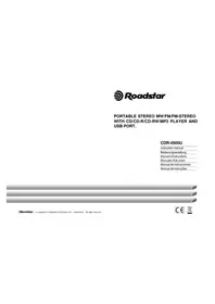 Notice ROADSTAR CDR4500U Lecteur/enregistreur de cd