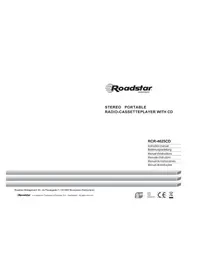 Notice ROADSTAR RCR4625CD Lecteur/enregistreur de cd