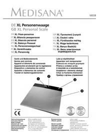 Notice MEDISANA PS 460 Bilance