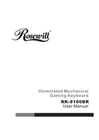 Notice Rosewill RK9100BR Clavier