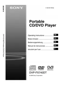 Notice SONY DVPFX740DTB Lecteur dvd