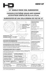 Notice Scosche HDW10 Haut-parleur