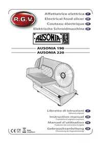 Notice RGV AUSONIA 190 Schneidemaschine