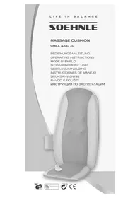 Notice SOEHNLE CHILL & GO XL Massageapparat