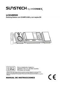 Notice Sunstech LCXUM500 Hi-fi system
