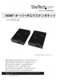 Notice StarTech.com ST12MHDLAN 受信機