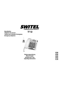 Notice SWITEL POWERTEL TF 52 Phone
