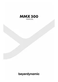 Notice BEYERDYNAMIC MMX 300 Earphones