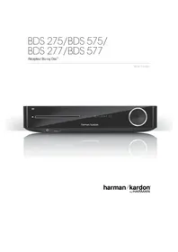 Notice HARMAN KARDON BDS 277BQ230B2 Lecteur blu-ray