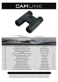 Notice CamLink 10X25 MM Jumelles
